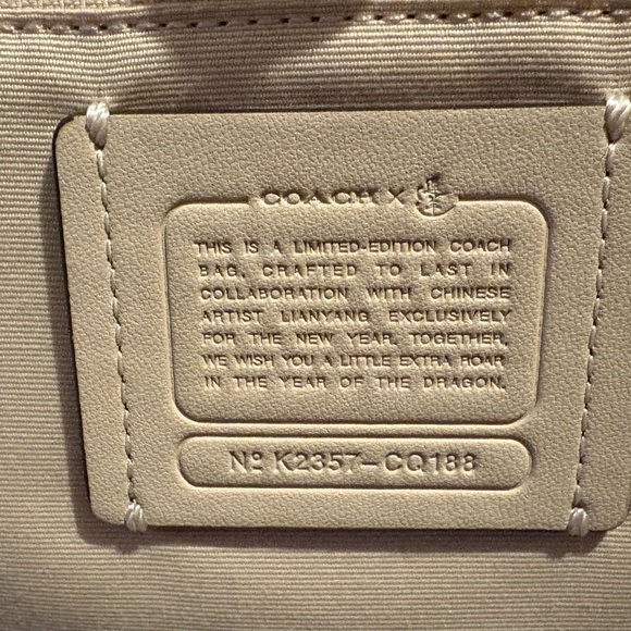 Coach Lunar New Year of the Dragon Tote *Hard to Find* Limited Edition - Picture 3 of 13